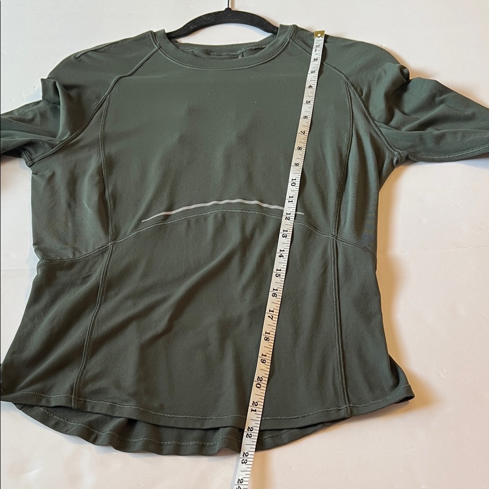 Lululemon Rulu Reflective Running Performance Long Sleeve Shirt 6 EUC Activewear - Picture 7 of 11